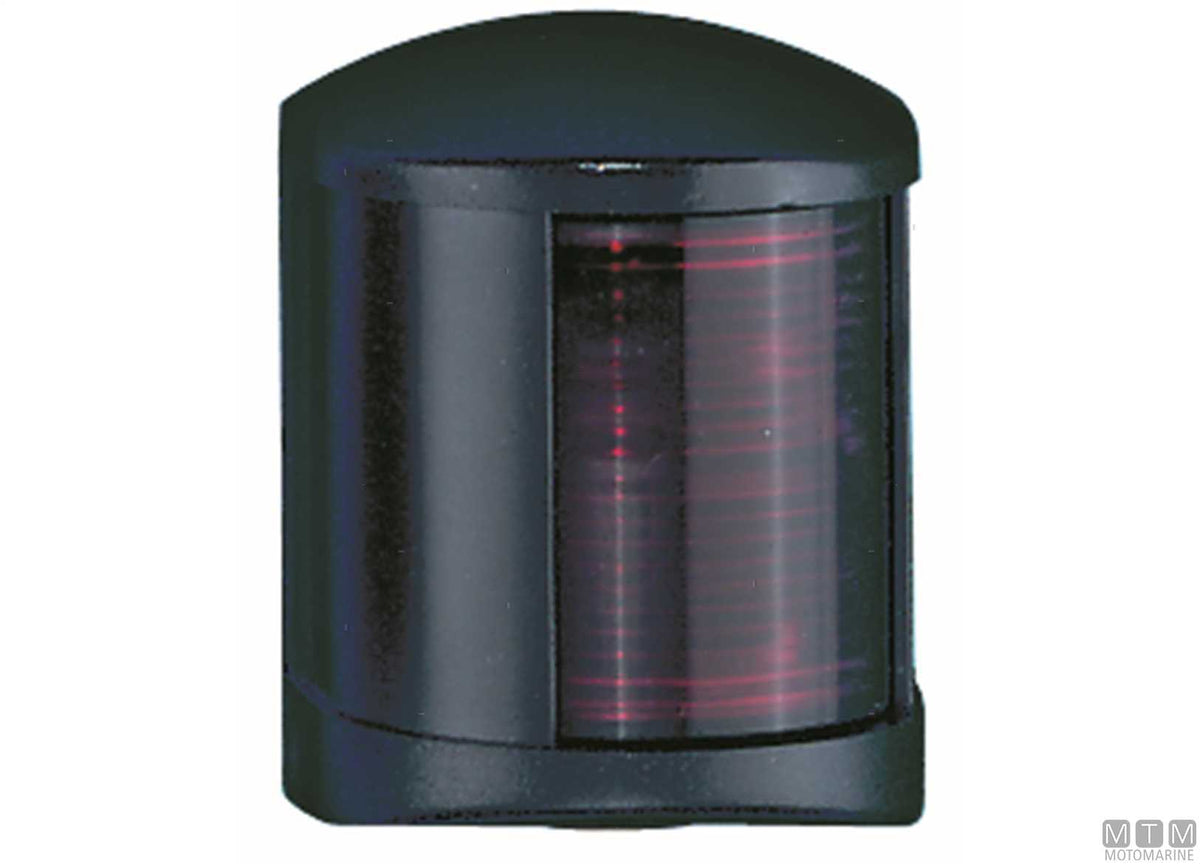 Red side navigation light Midi black 58x74 mm - original photo Motomarine Srl