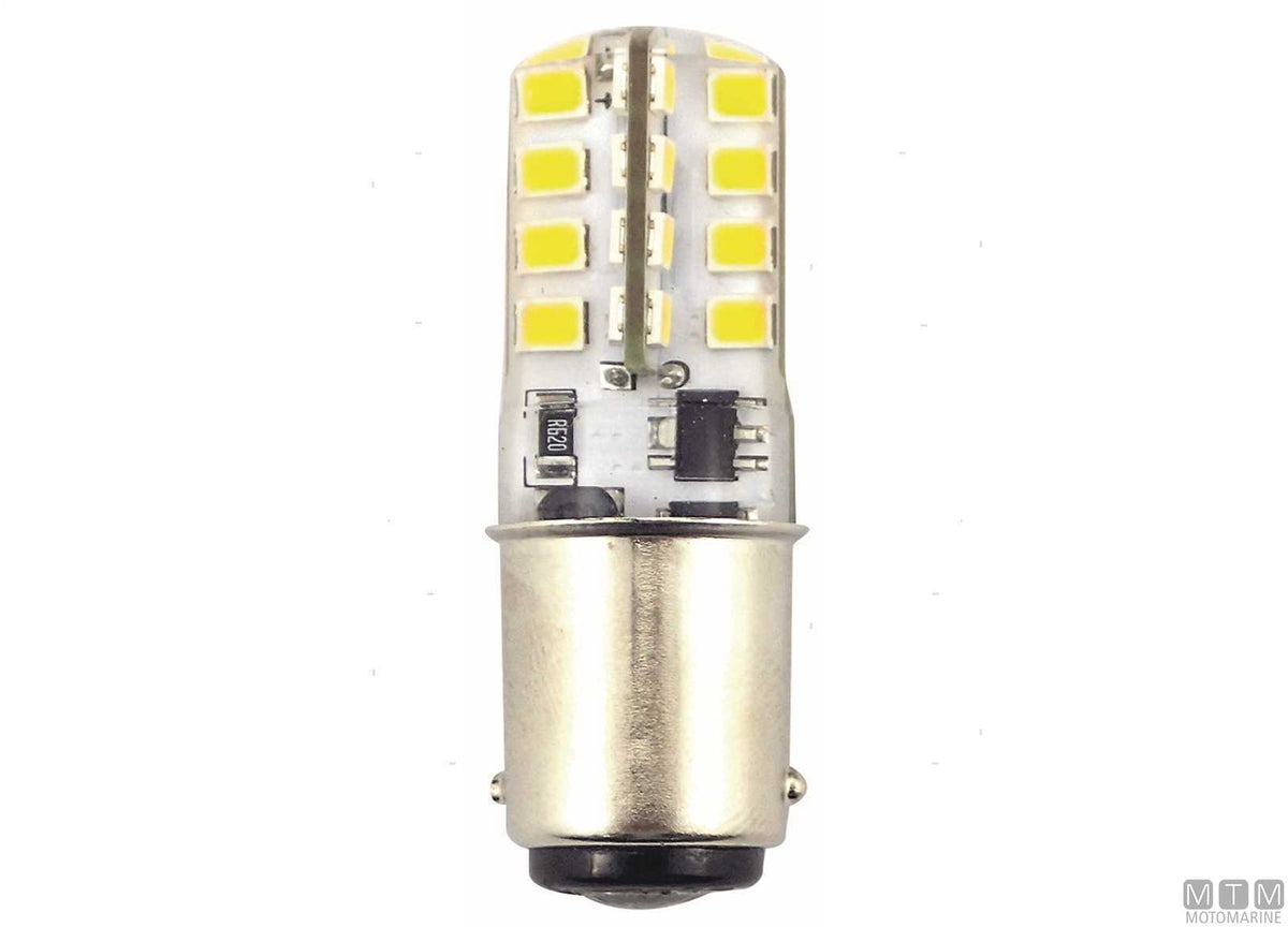 LED lamp BA15D gel 180 lm 2.5W 12/24V - original photo Motomarine Srl