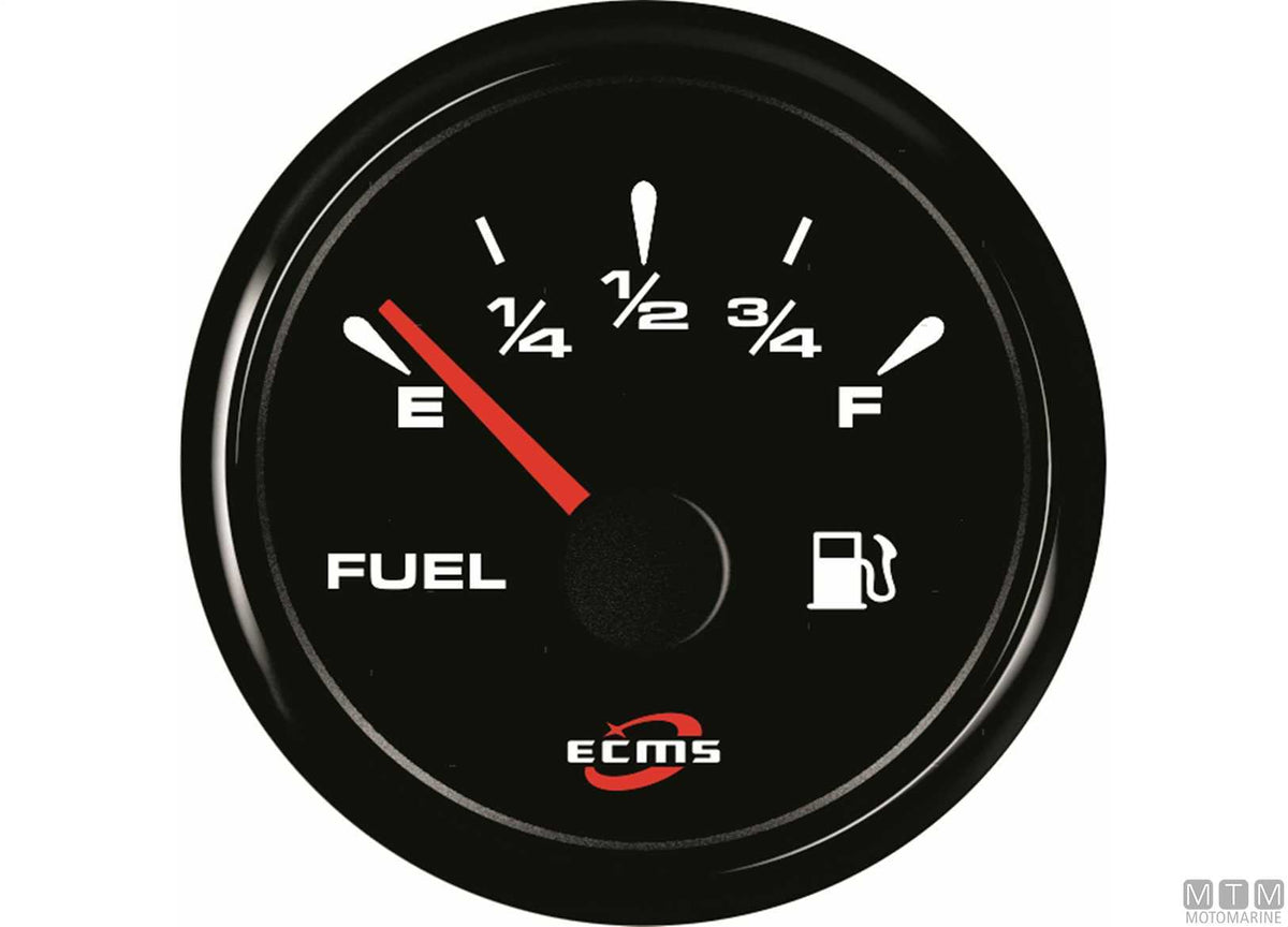 Ammeter 80 A All Black - original photo Motomarine Srl