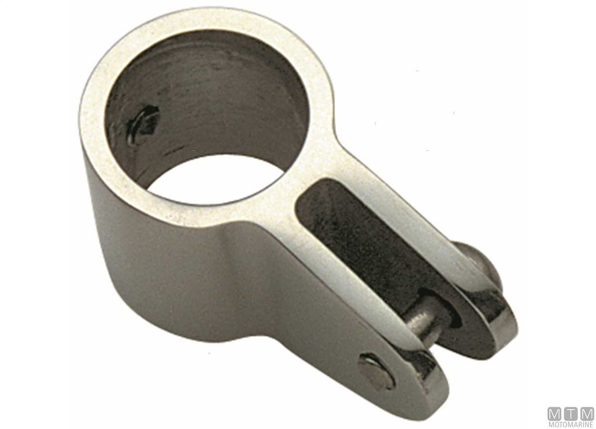 Stainless steel T-joint for bimini tops, Ø25 mm - original photo Motomarine Srl