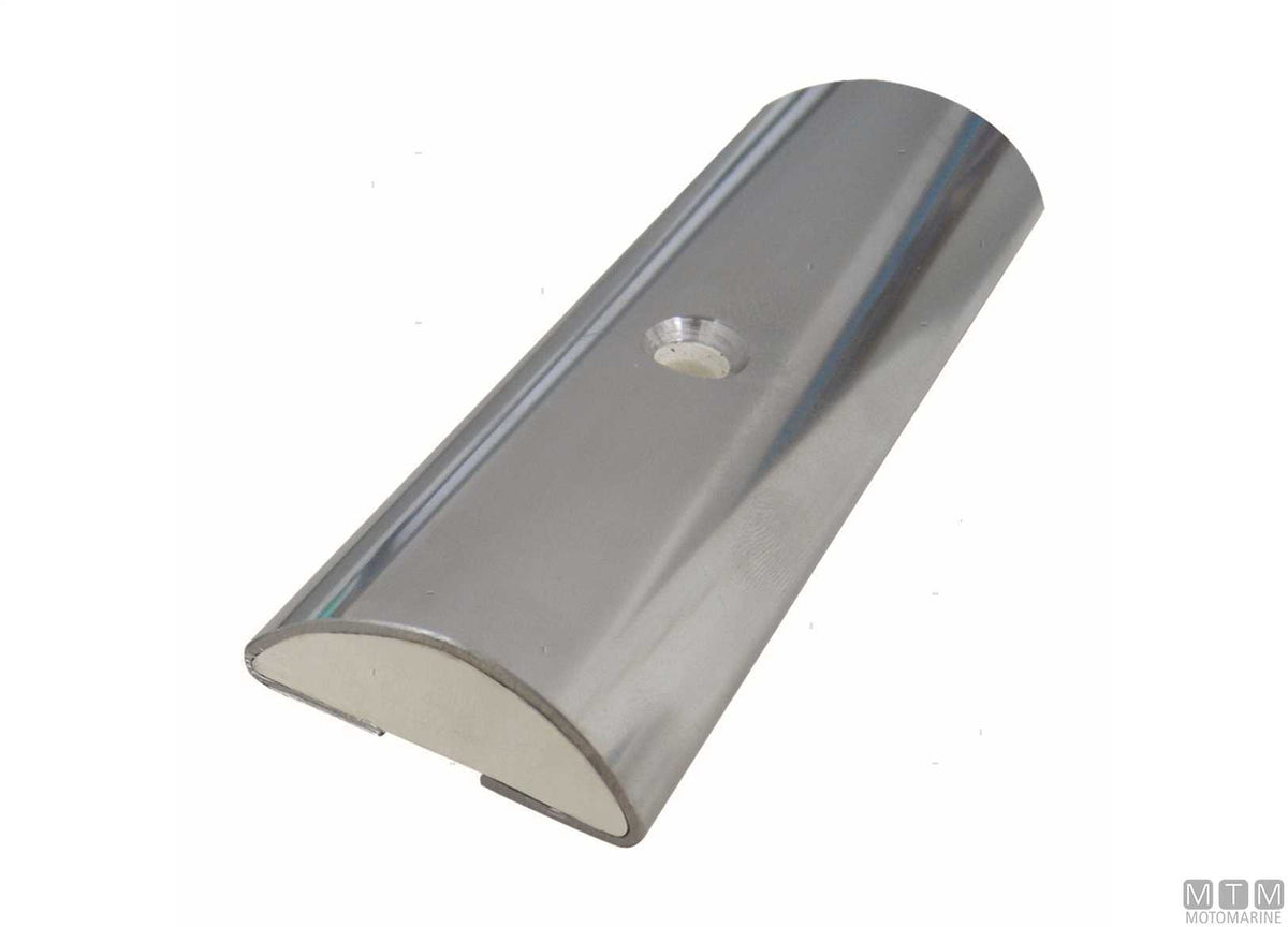 Sphaera fender profile in stainless steel H35 mm L3 m - original photo Motomarine Srl