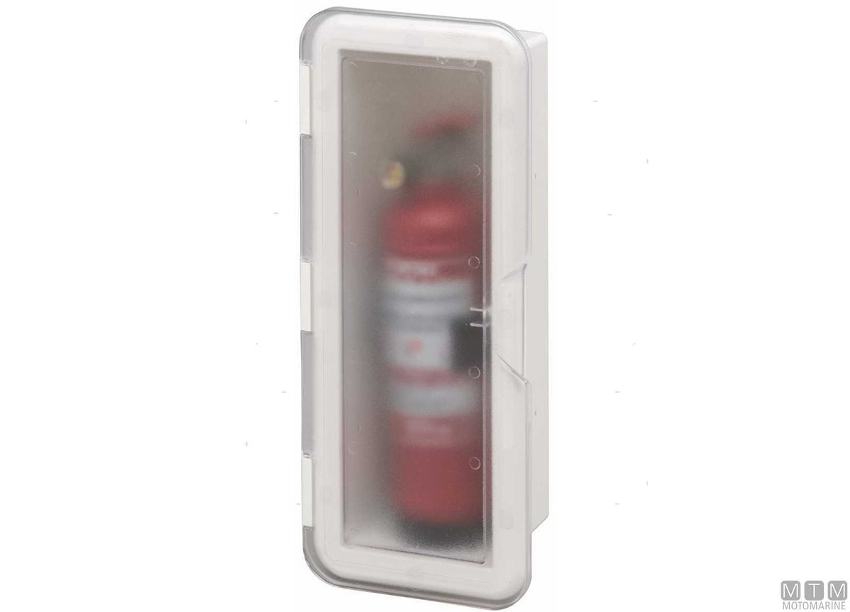 Recess for 1 kg fire extinguisher white - original photo Motomarine Srl