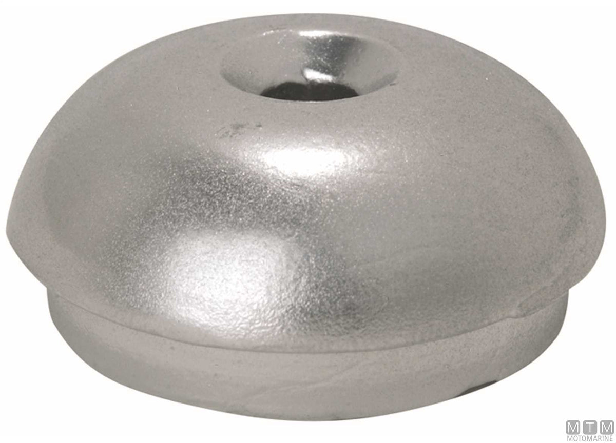 Ogive anode for Sleipner SP55 bow thruster in zinc - original photo Motomarine Srl