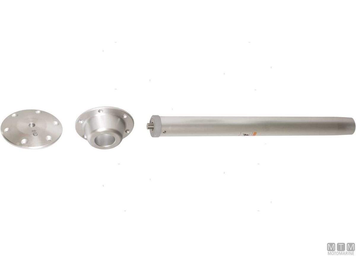 Base II for Twist Lock table support in aluminium - original photo Motomarine Srl