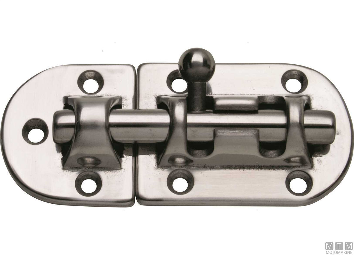 Bolt latch 112x40 mm stainless steel - original photo Motomarine Srl