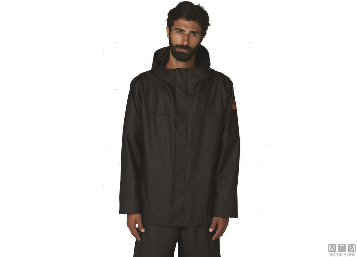 H/H Storm Rain 990 black waxed jacket XL - original photo Motomarine Srl