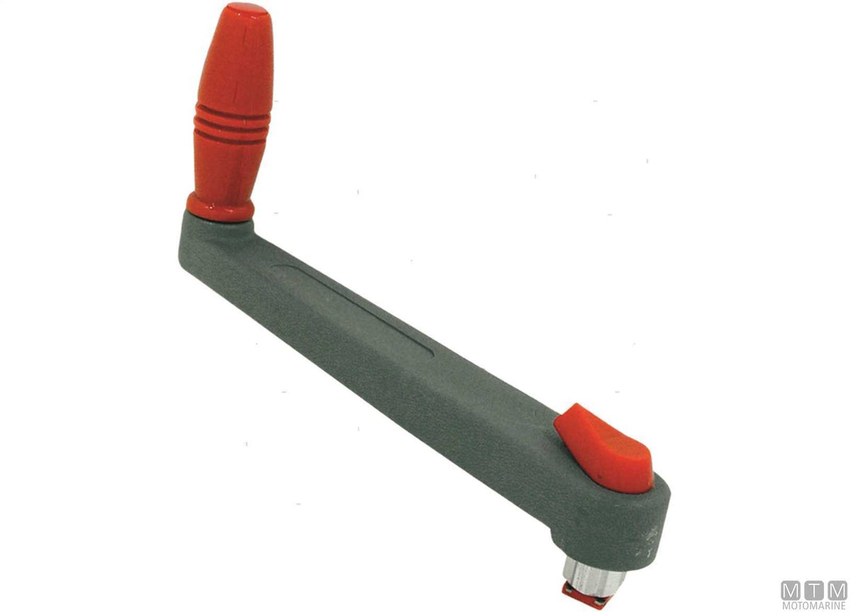 Base Winch Handle Single Grip L200 mm - original photo Motomarine Srl