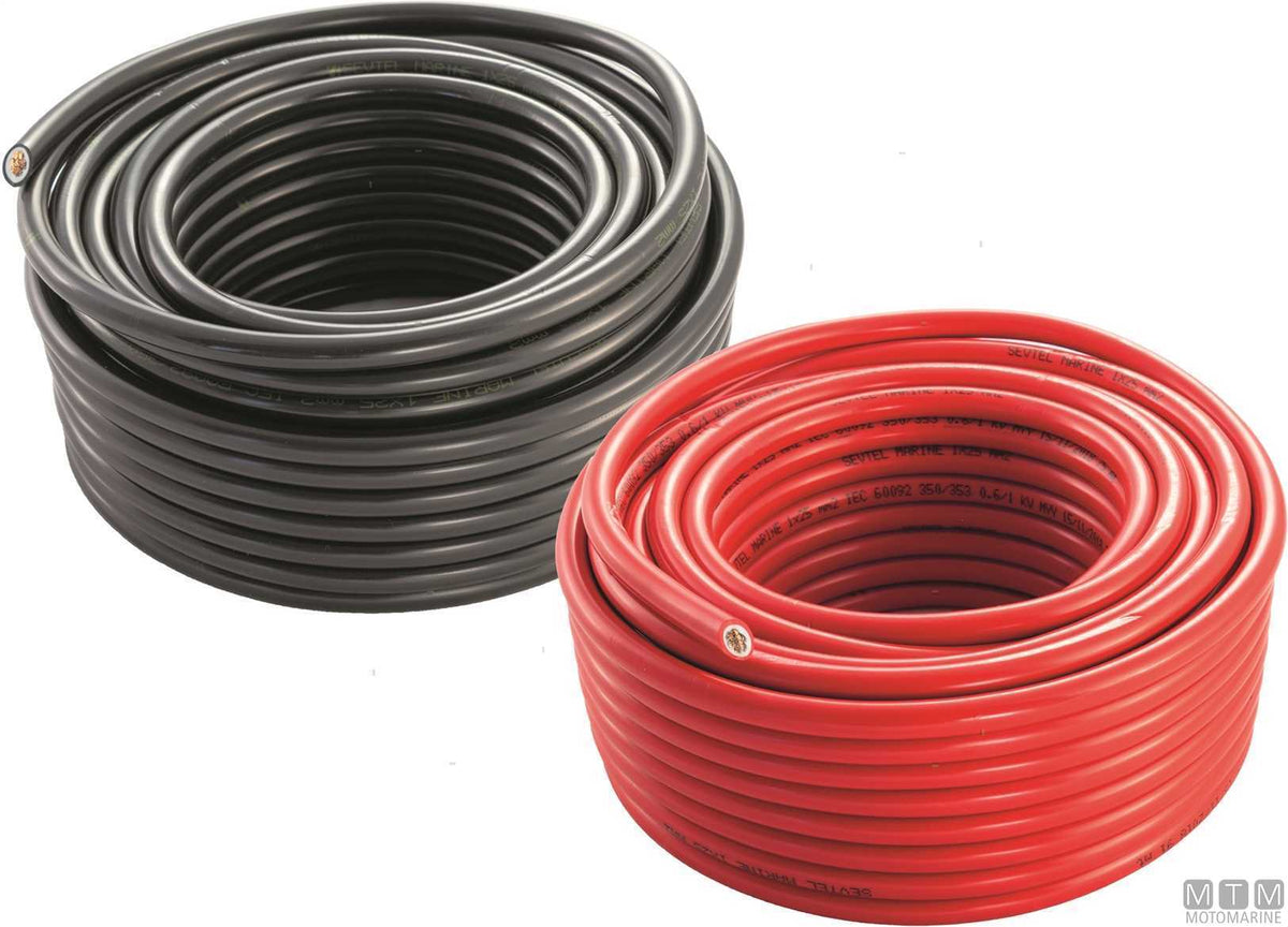 CE Battery Cable 1x25 mm 50 m Red - original photo Motomarine Srl