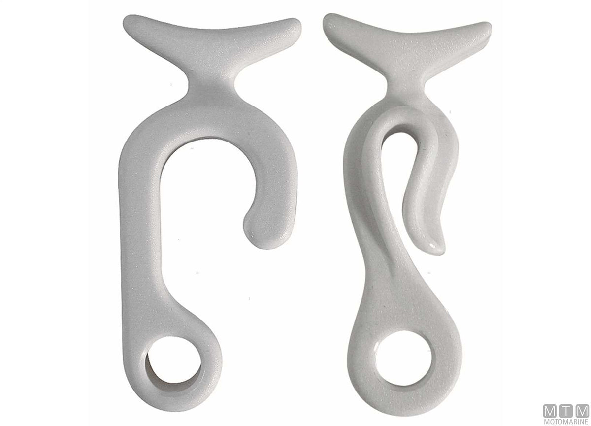 Plastic fender hook for lifeline - original photo Motomarine Srl