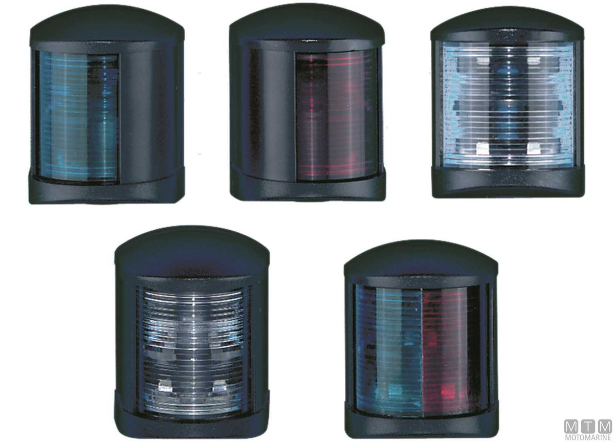 Green side navigation light Midi black 58x74 mm - original photo Motomarine Srl