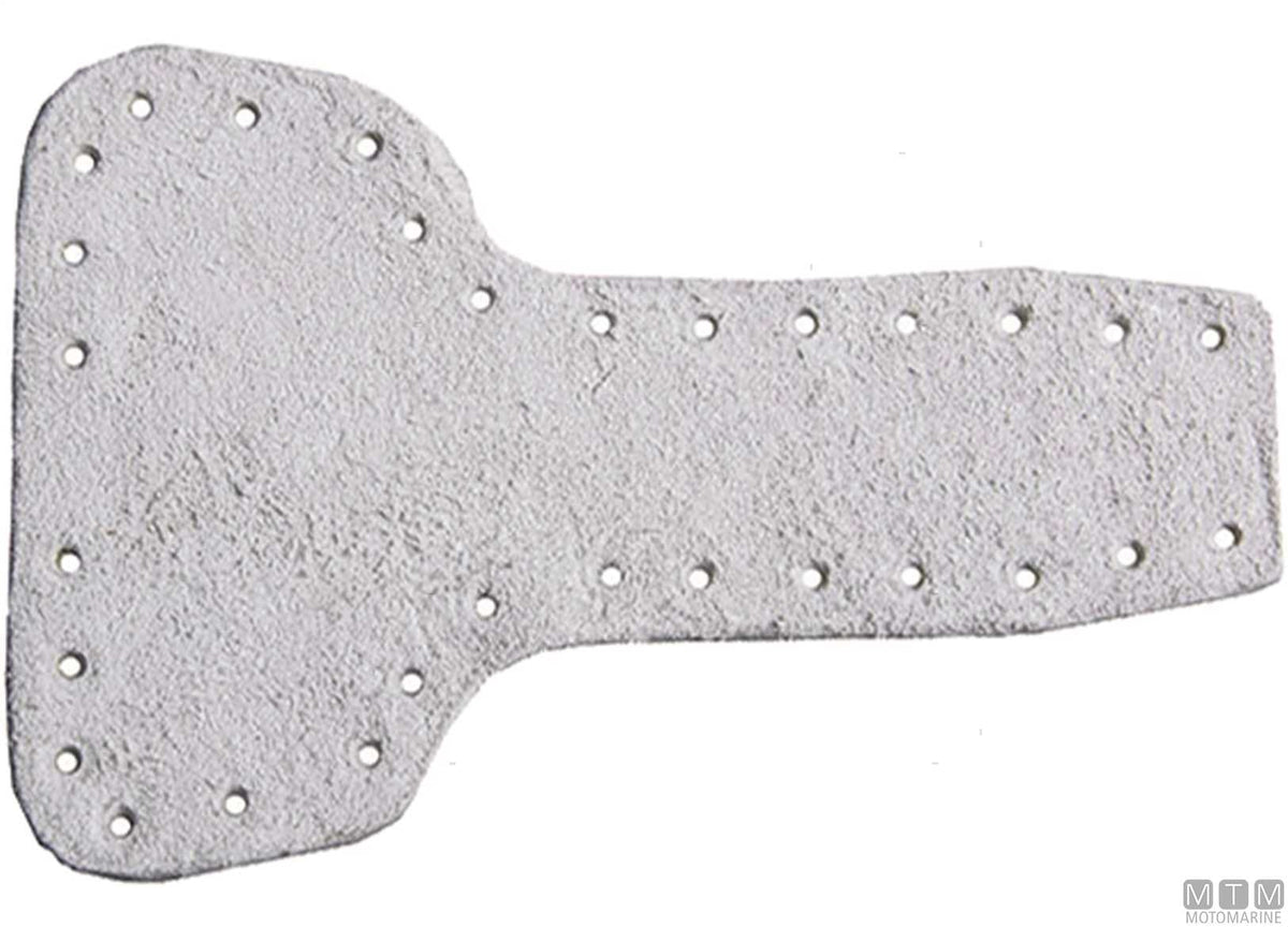 Pair of leather lifeline covers - original photo Motomarine Srl