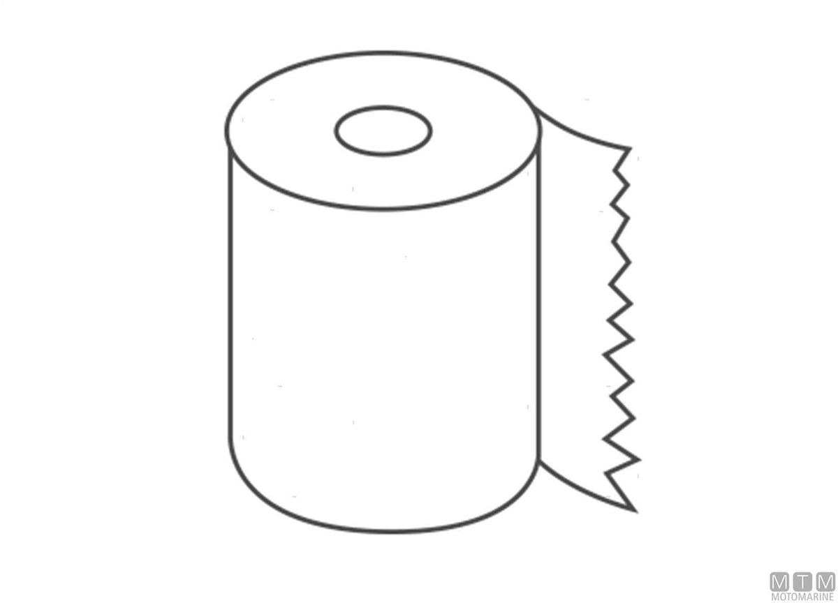 WR-C P120 sandpaper roll H115 mm L5 m - original photo Motomarine Srl