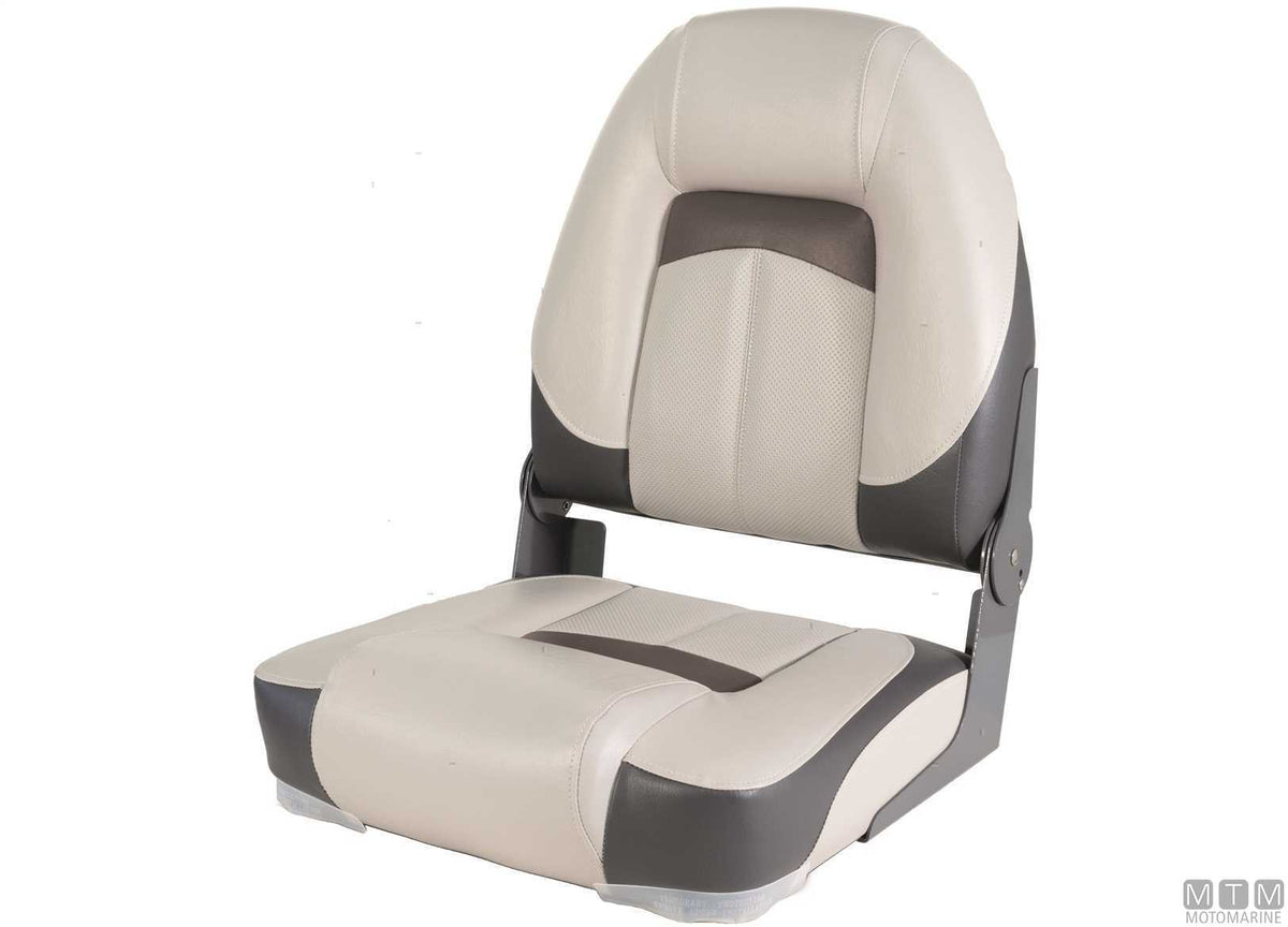 Premium Soft folding seat grey - original photo Motomarine Srl