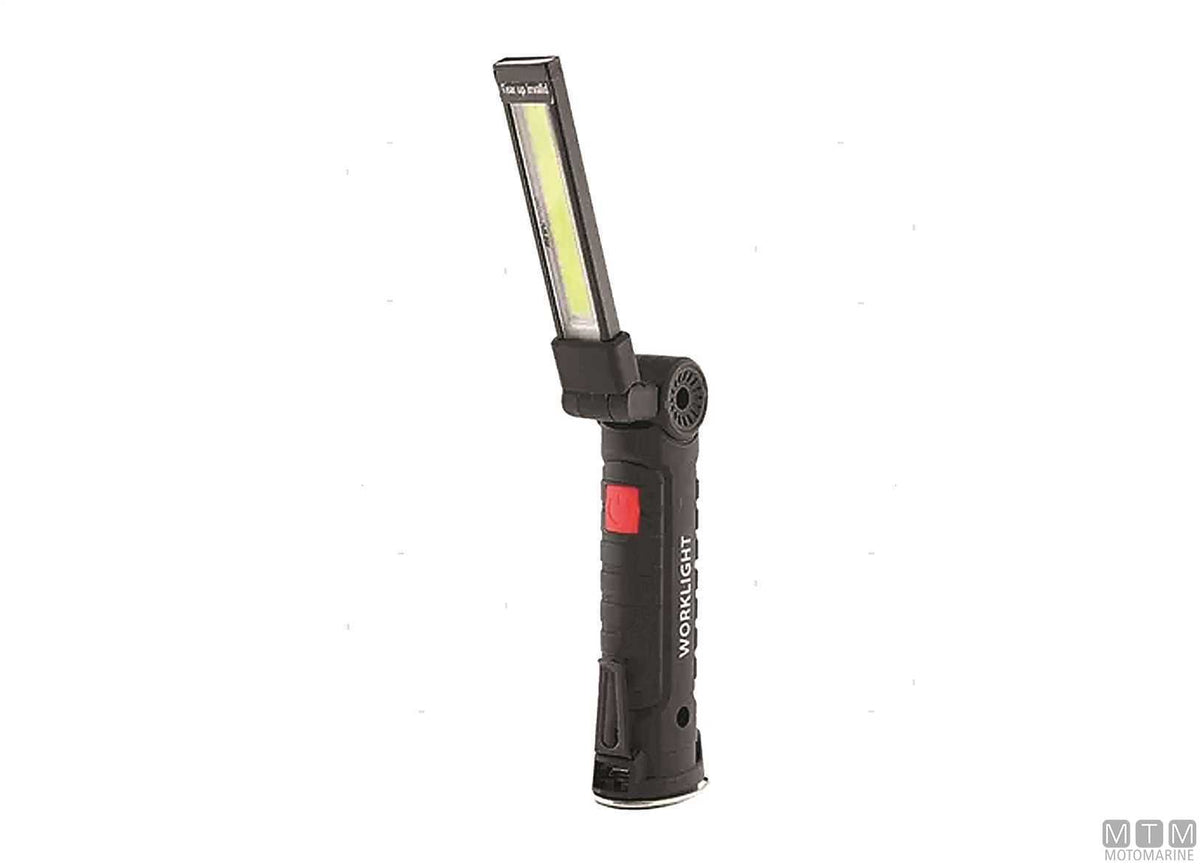 Rechargeable COB Work LED work light - original photo Motomarine Srl