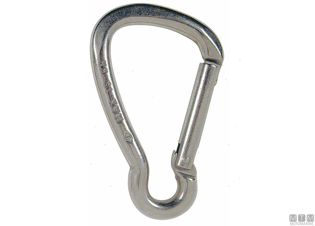 Kong wide snap hook Ø6 mm stainless steel 316 - original photo Motomarine Srl