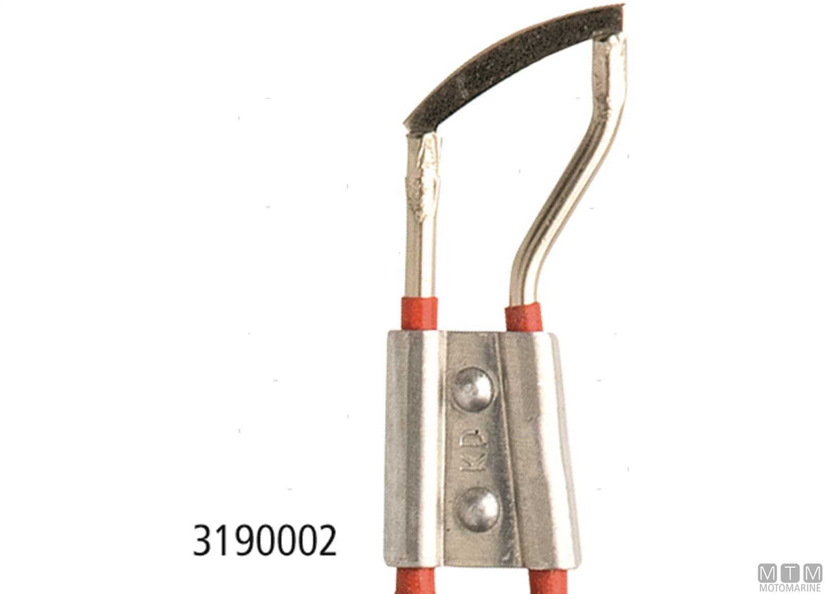 Strap cutter blade - original photo Motomarine Srl