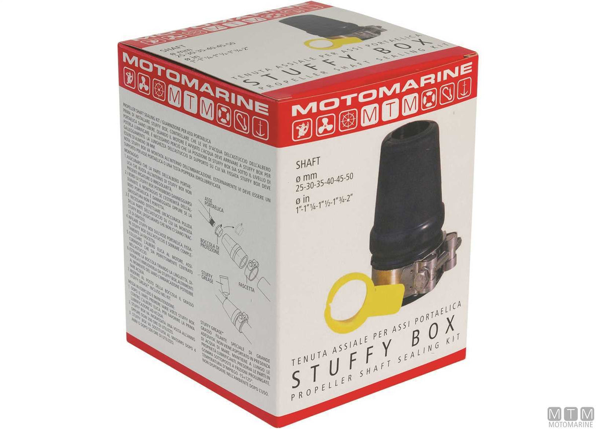 MTM stuffing box for Ø50 mm propeller shaft - original photo Motomarine Srl