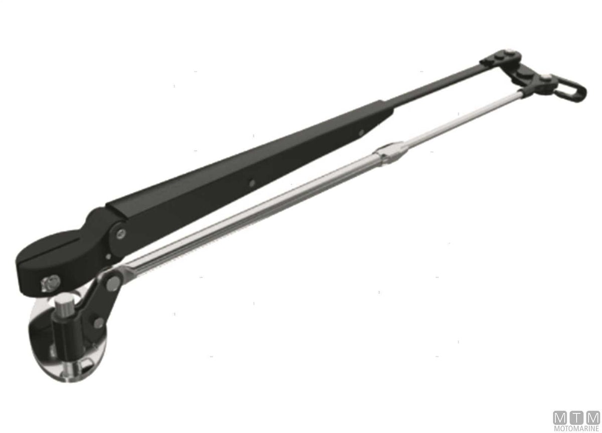 Pantograph telescopic arm Roca 462/600 mm burnished stainless steel - original photo Motomarine Srl