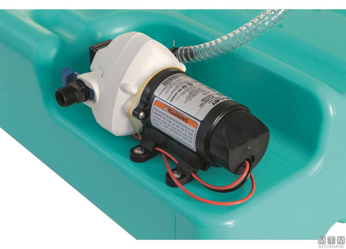 Water tank 57 L Green Line Pump Kit - original photo Motomarine Srl