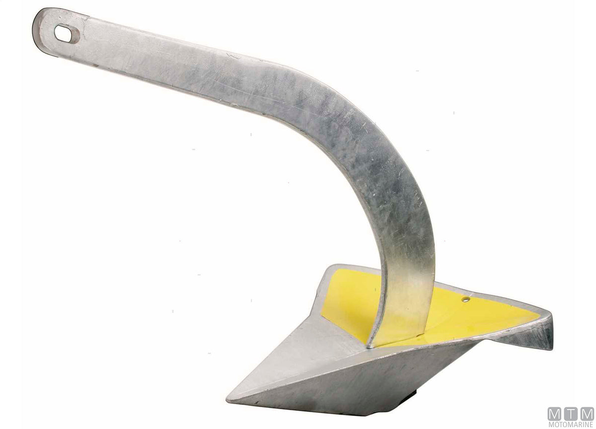 Spade S180 anchor, 45 kg, hot-dip galvanized steel - original photo Motomarine Srl