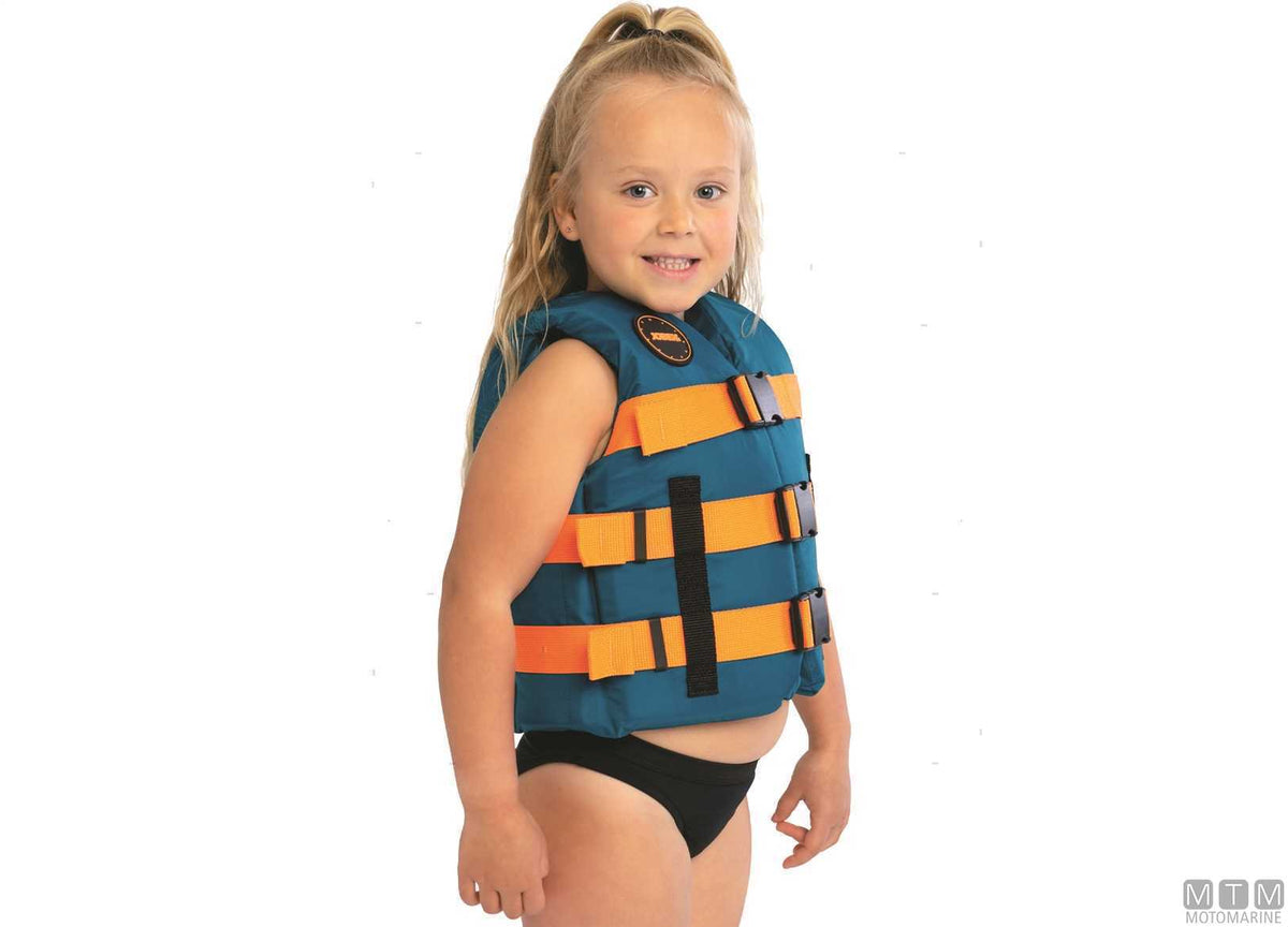 Jobe Youth buoyancy vest ISO 50N teal - original photo Motomarine Srl