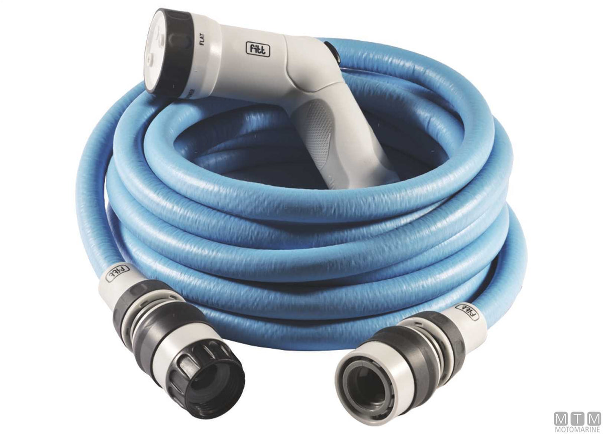 Expandable water hose Fitt Ikon 15 m - original photo Motomarine Srl
