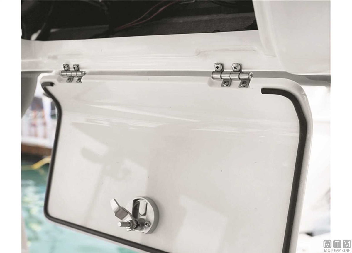 MATEC centipede friction hinge 51x28.5 mm in stainless steel 316 - original photo Motomarine Srl