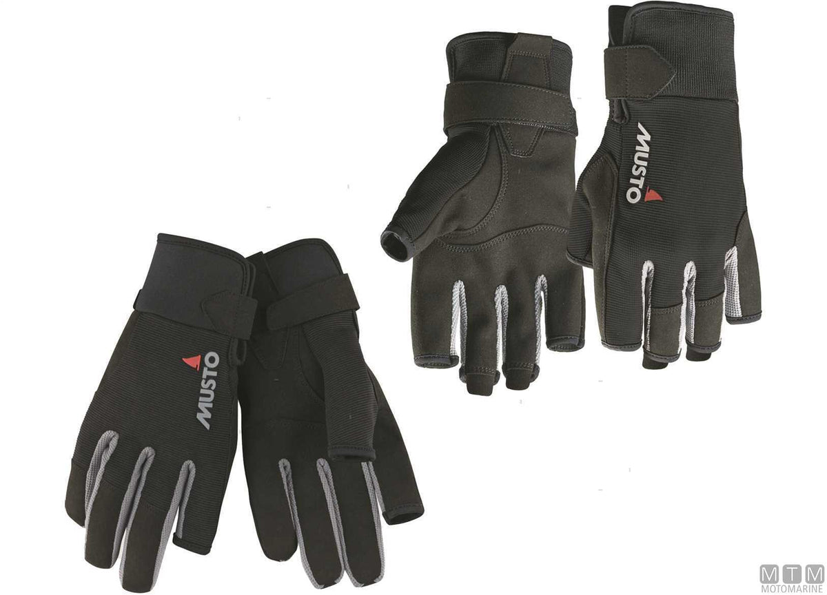 Musto Essential Sailing Gloves 991 black XS - original photo Motomarine Srl