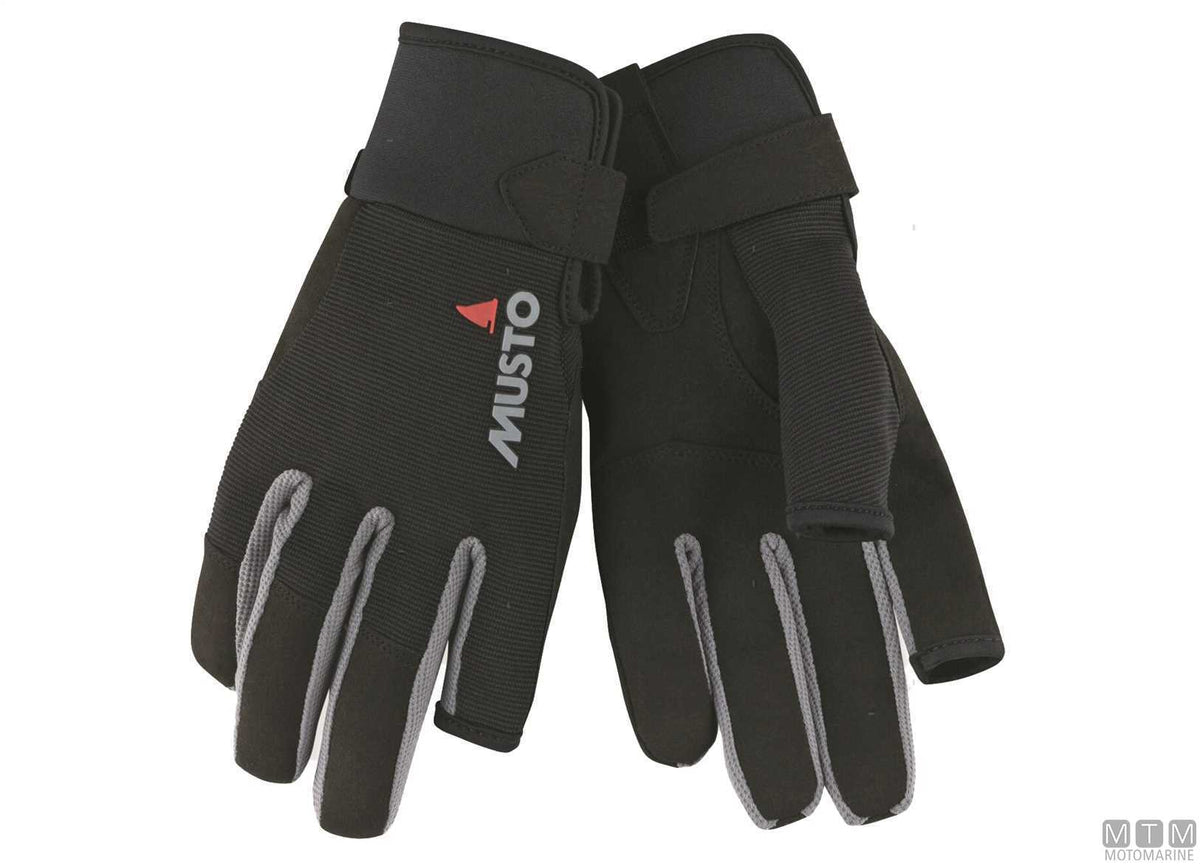 Musto Essential Sailing Gloves 991 black XS - original photo Motomarine Srl