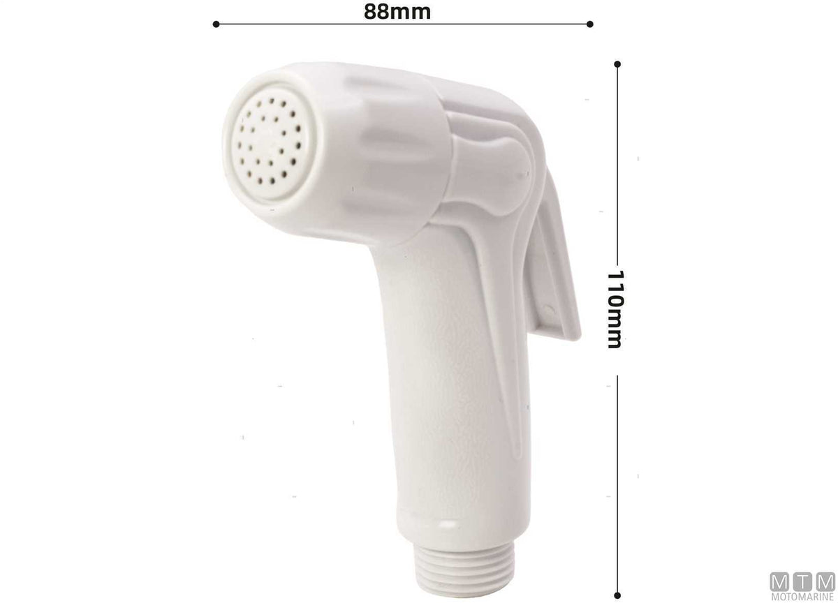 Alien shower head ABS white - original photo Motomarine Srl
