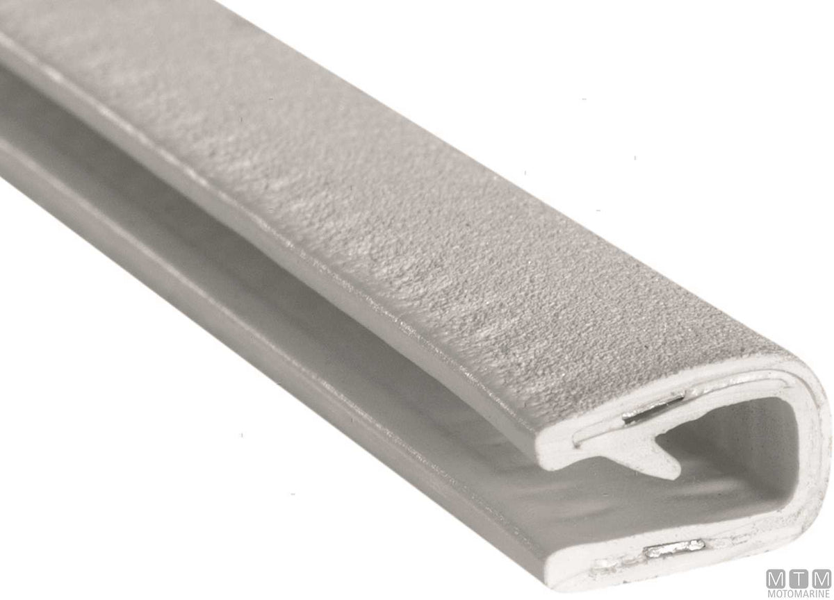Self-locking Trim-Lok Edge trim profile white 5.5>7 mm L15 m - original photo Motomarine Srl