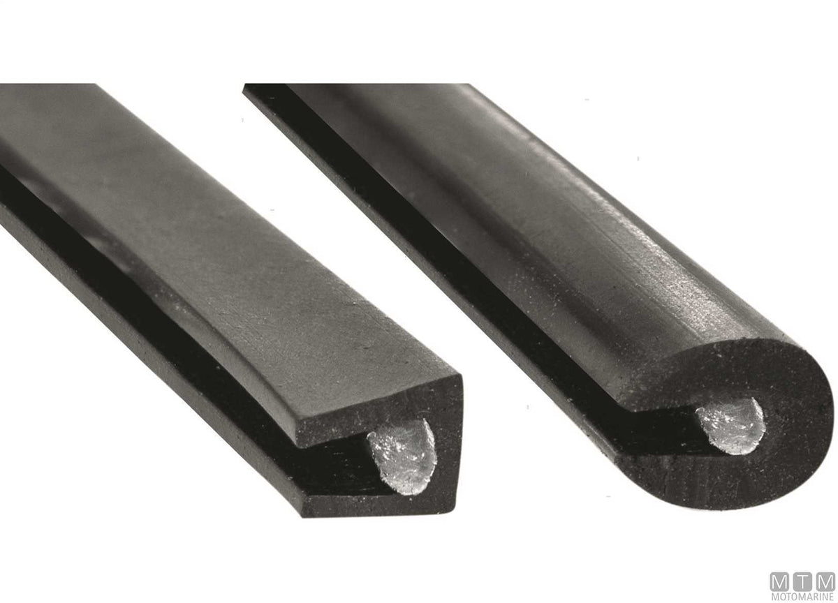 Trim-Lok Rubber Edge round edge profile 1>3 mm 15 m - original photo Motomarine Srl