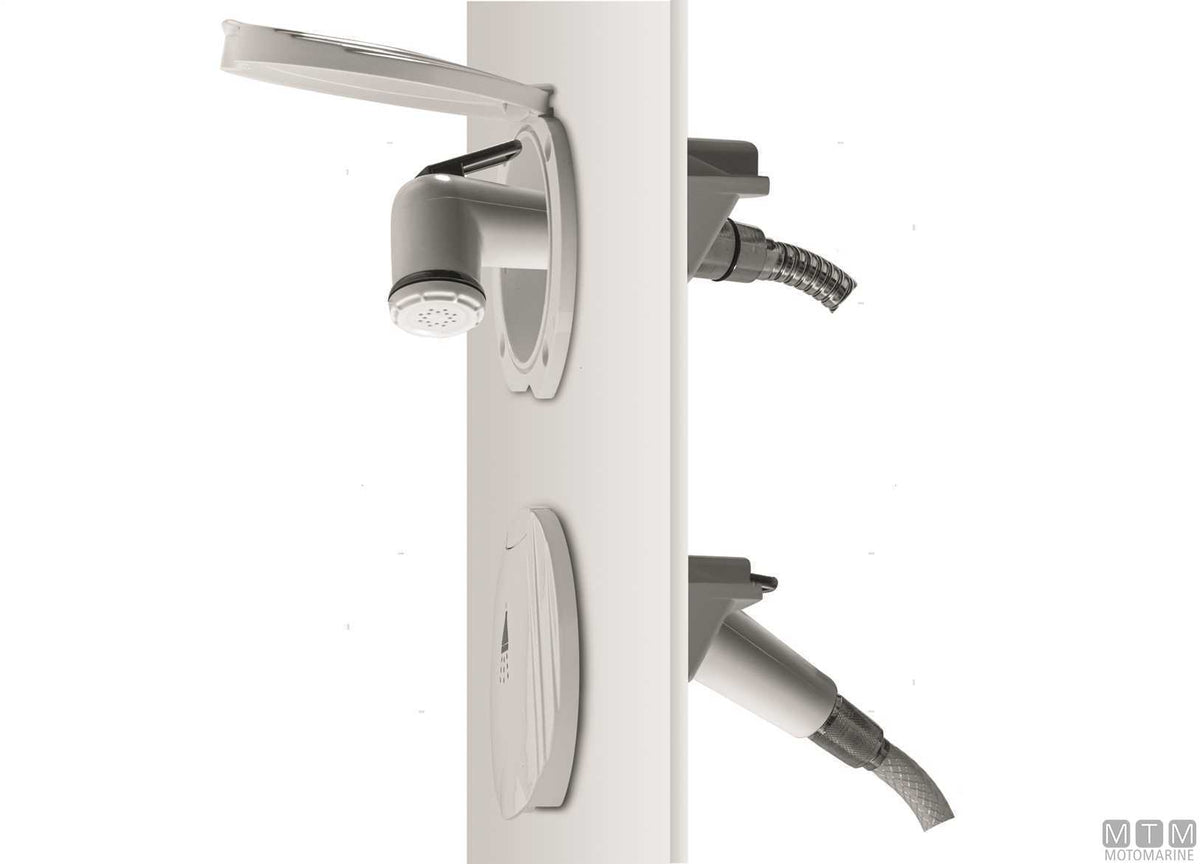 Shower kit Alba - chrome box - original photo Motomarine Srl