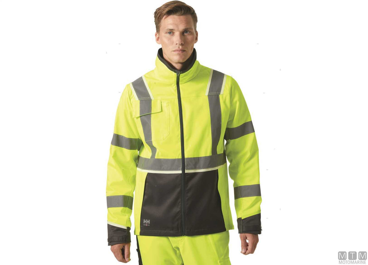 H/H WW UC-ME Jacket 369 hi-vis yellow XL - original photo Motomarine Srl