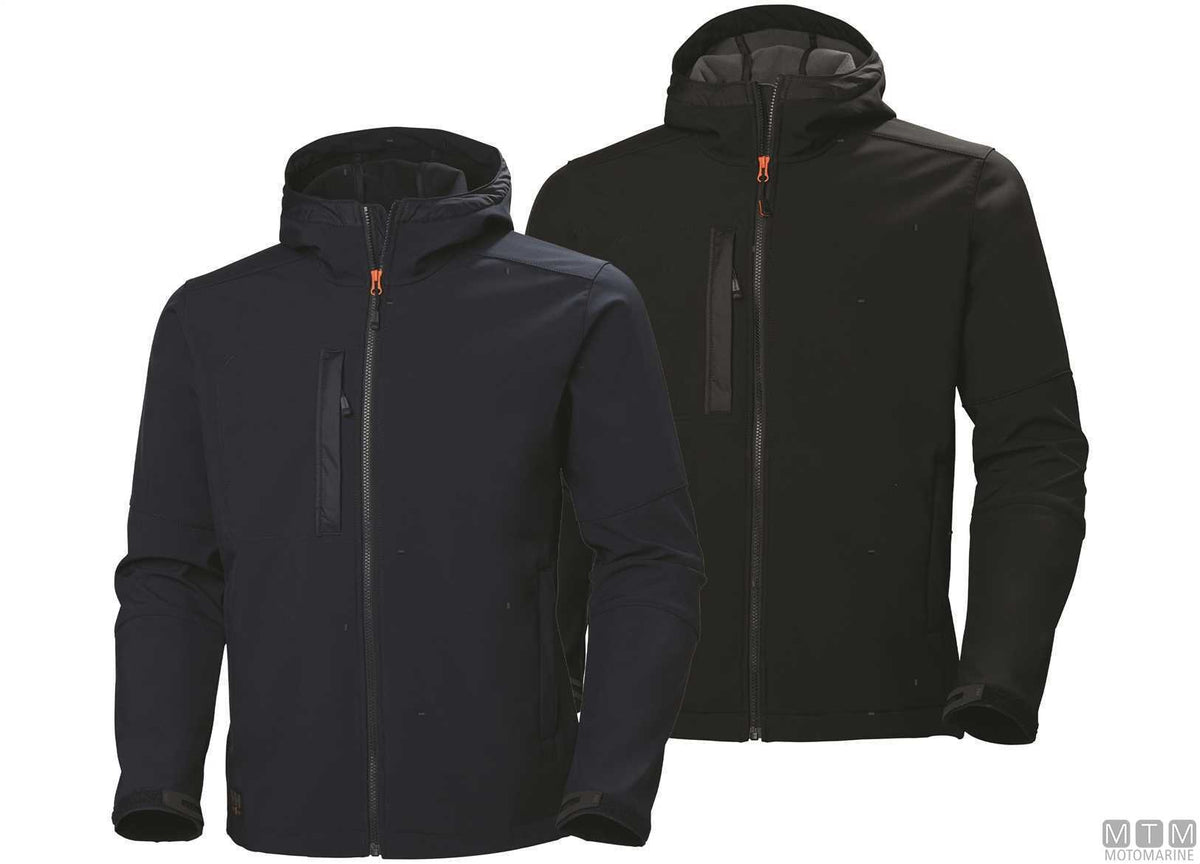 H/H Kensington Softshell Hooded Jacket 590 navy M - original photo Motomarine Srl