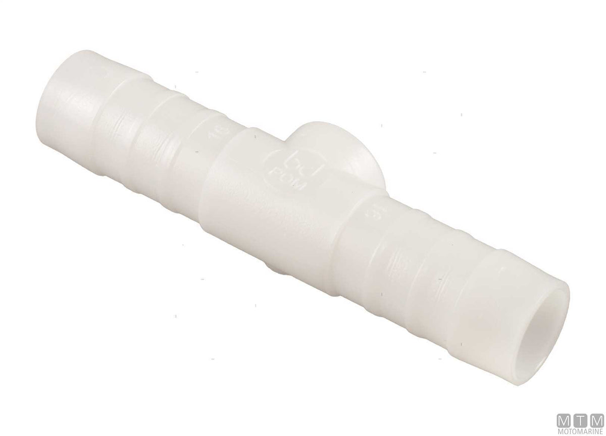 In-line connector Ø38 mm POM resin - original photo Motomarine Srl