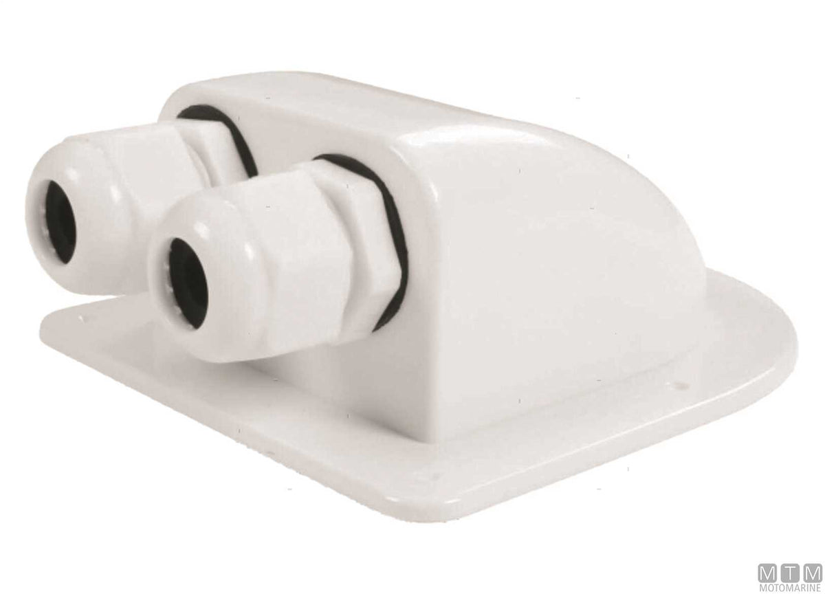 Double top mount fairlead black - original photo Motomarine Srl