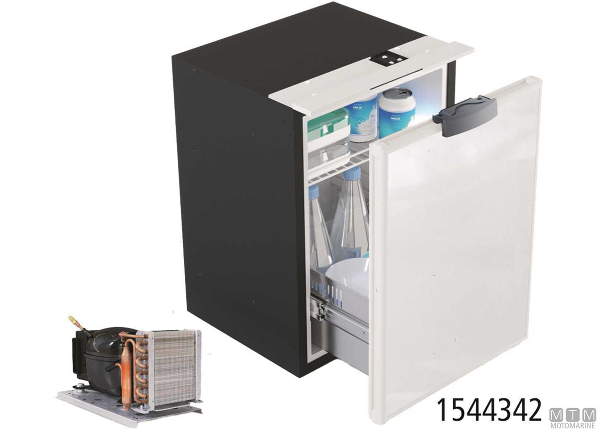 Drawer fridge 75 L VF C75DW grey, external compressor - original photo Motomarine Srl