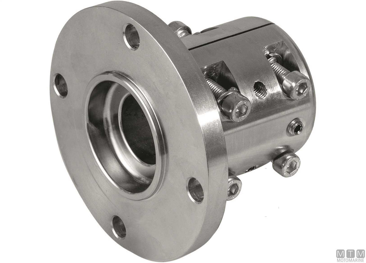 C45 coupling flange for Ø35 mm shaft, D100 mm - original photo Motomarine Srl