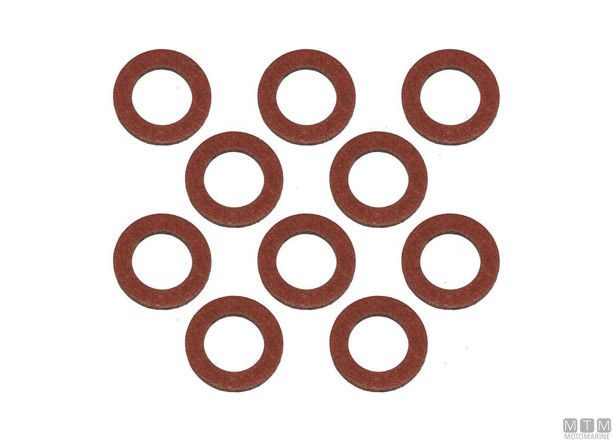 Pack of 10 pcs oil drain plug gasket MTM ref. Mercury/Mercruiser 26-830749 - original photo Motomarine Srl