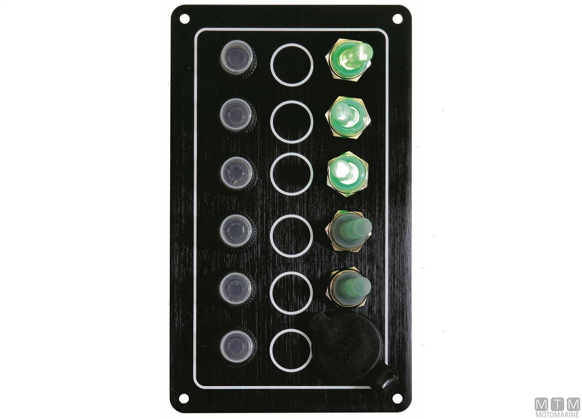 Ghost panel, 3 positions, 100x90 mm - original photo Motomarine Srl