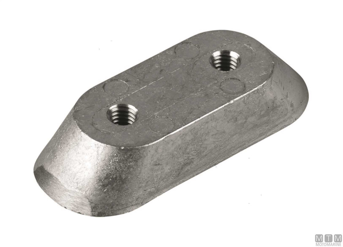 Small plate anode for Honda 2-15 HP, zinc - original photo Motomarine Srl