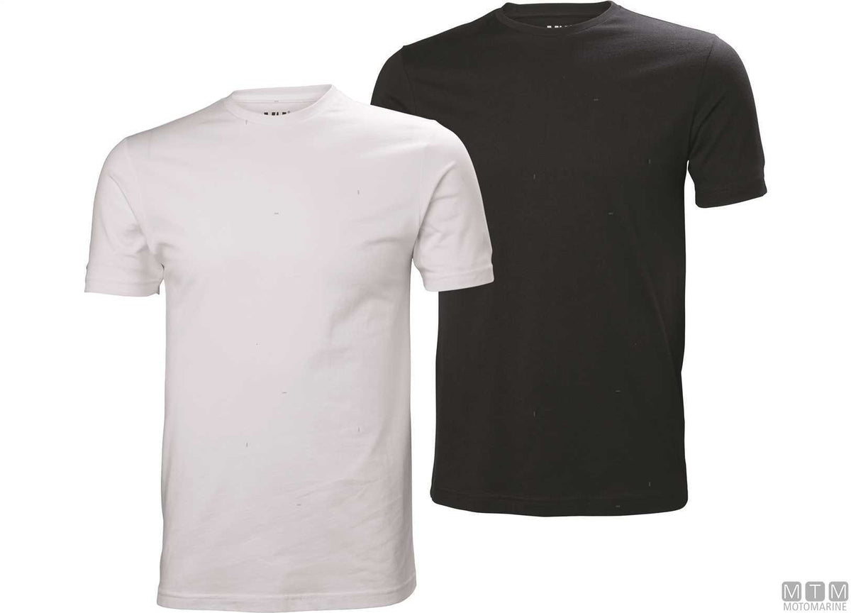 H/H Crew T-shirt 001 White L - original photo Motomarine Srl