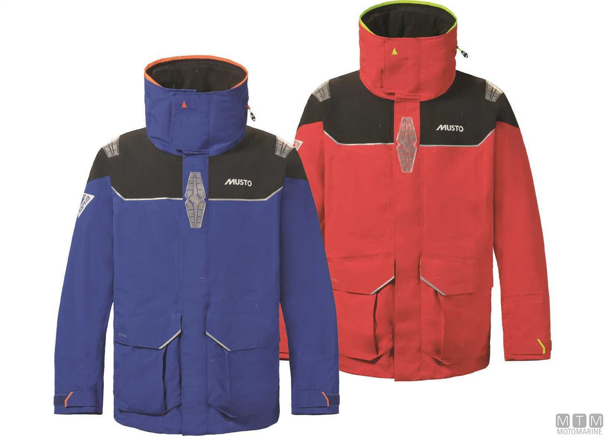 Musto BR3 Pertex Offshore Jacket 169 red S - original photo Motomarine Srl