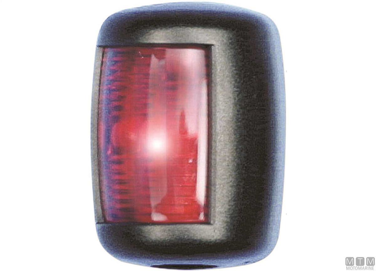 Green side navigation light LED Mini black 43x61 mm - original photo Motomarine Srl