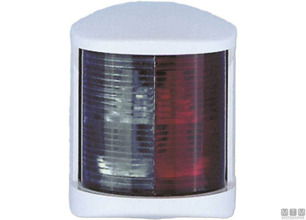 Red side navigation light LED Midi white 58x74 mm - original photo Motomarine Srl