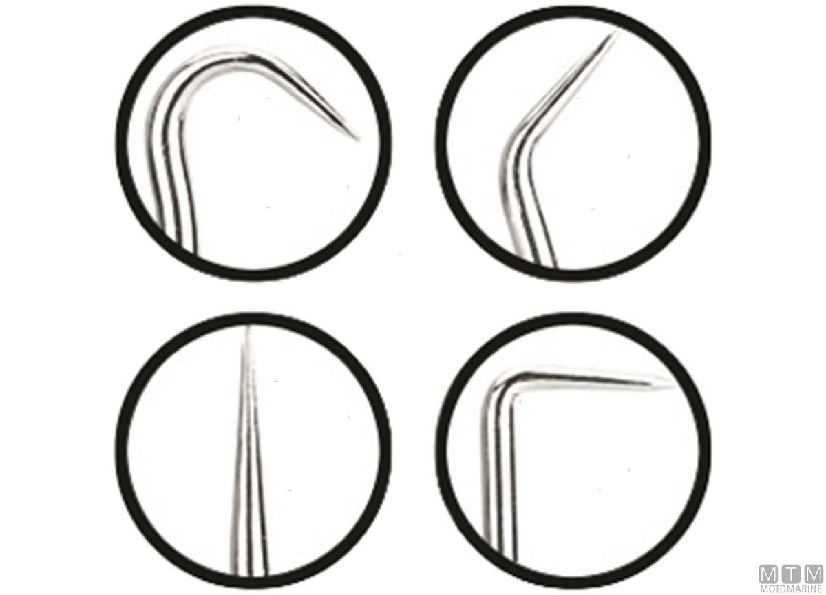 Oil seal removal hook set, 4 pcs - original photo Motomarine Srl