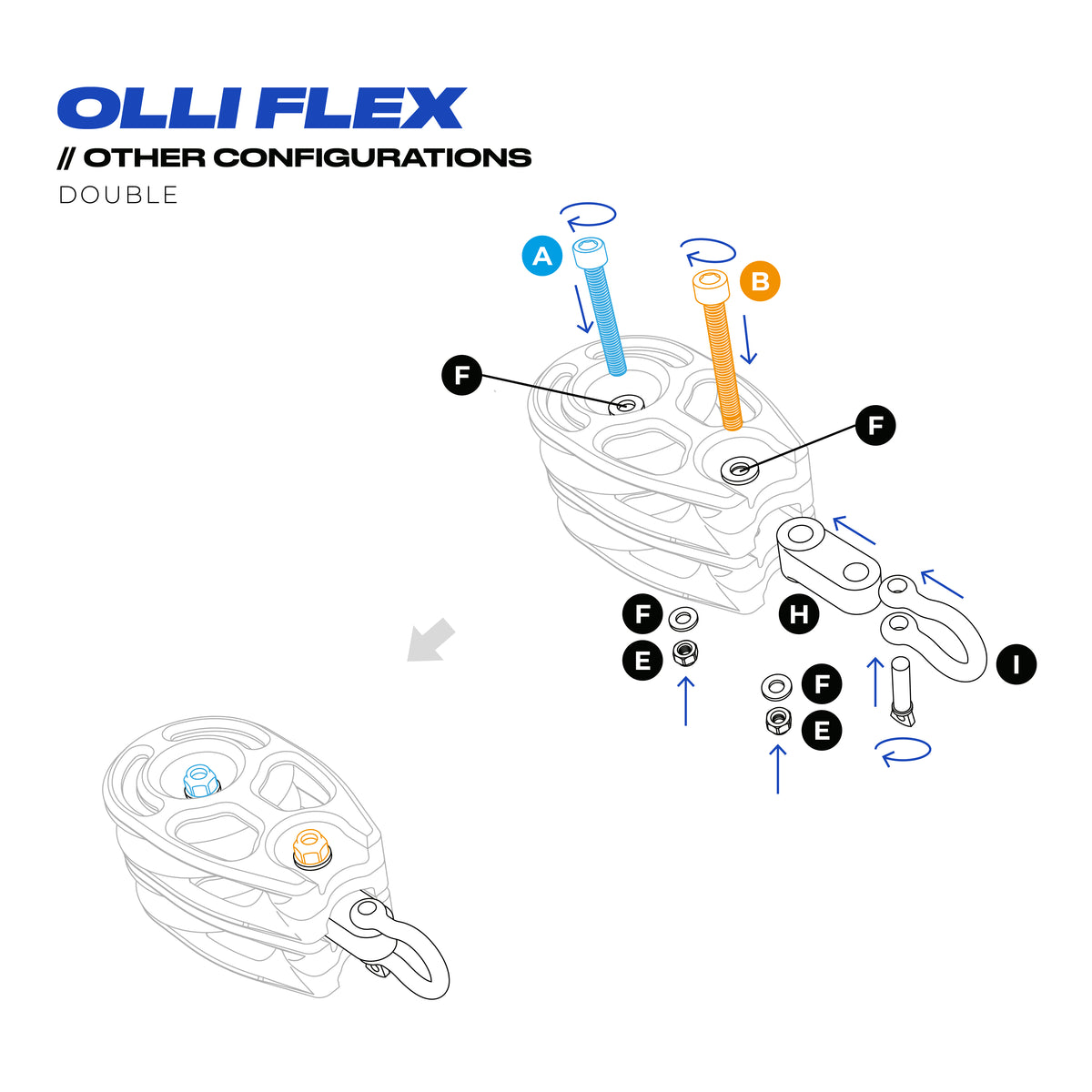 Olli Flex Conversion Kit M / Other configurations / double