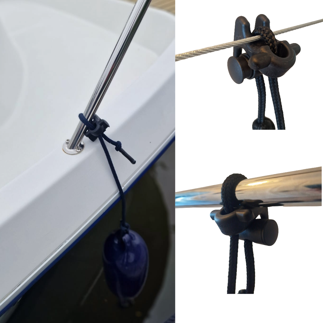Adjustable Fender Mate by Marine Innovations, quick release boat fender accessory