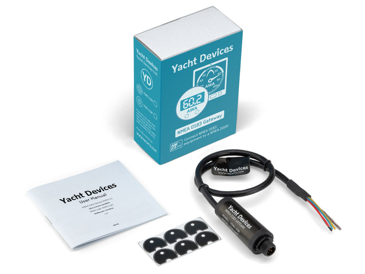 Yacht Devices NMEA 0183 Gateway YDNG-03 — NMEA 2000 Micro Male